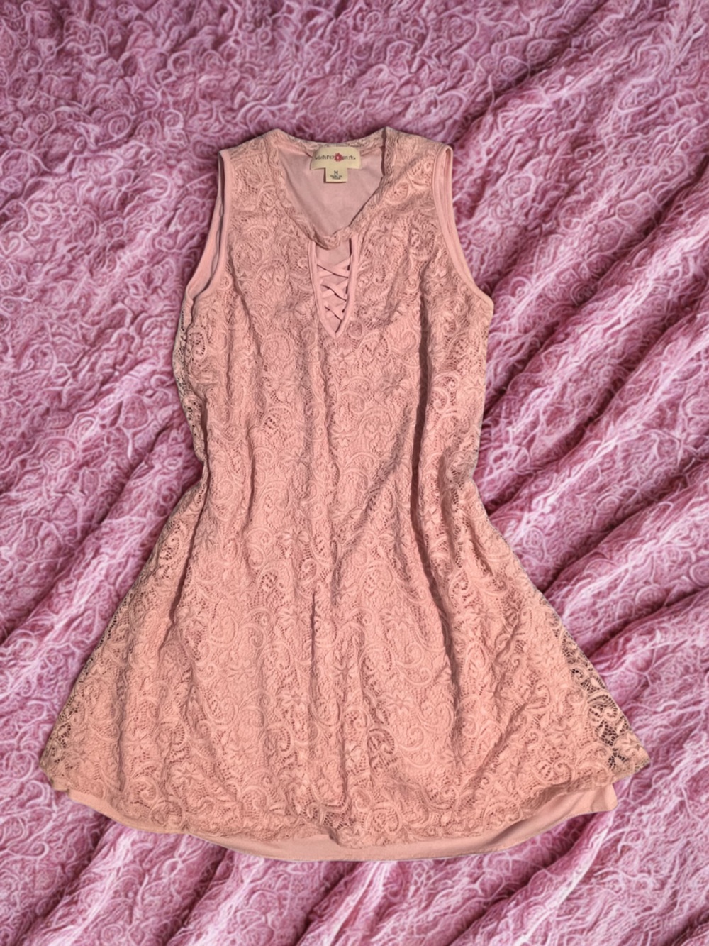 Blush Pink Lace Bodysuit